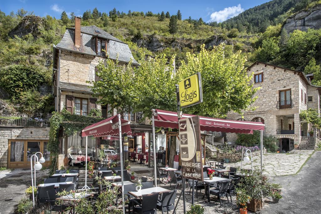 Logis Hotel Restaurant Auberge De La Cascade Sainte-Enimie Exterior photo